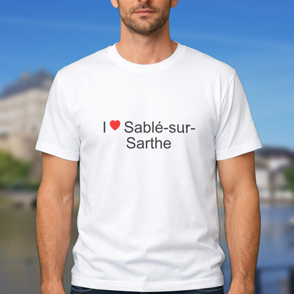 T-shirt I love sablé-sur-sarthe