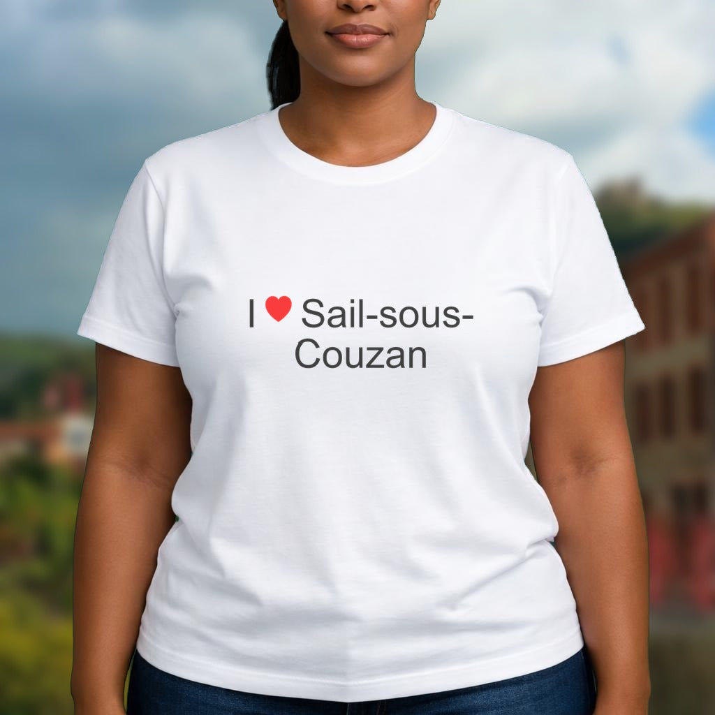 T-shirt I love sail-sous-couzan