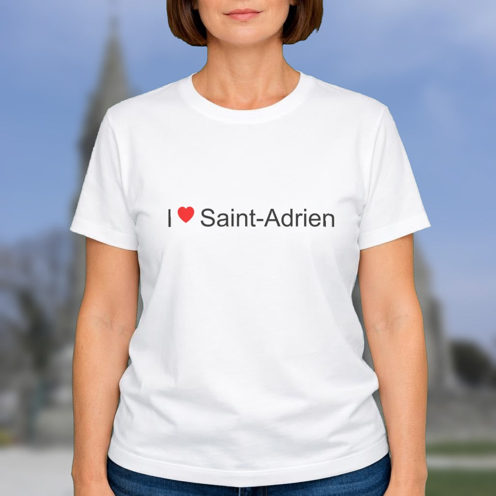 T-shirt I love saint-adrien