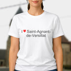 T-shirt I love saint-agnant-de-versillat