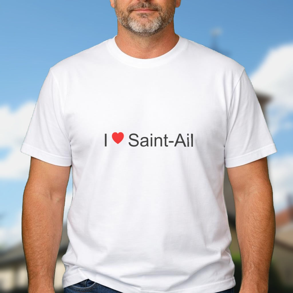 T-shirt I love saint-ail