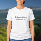 T-shirt I love saint-alban-de-montbel