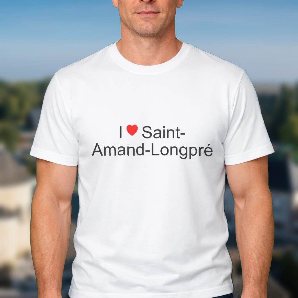 T-shirt I love saint-amand-longpré