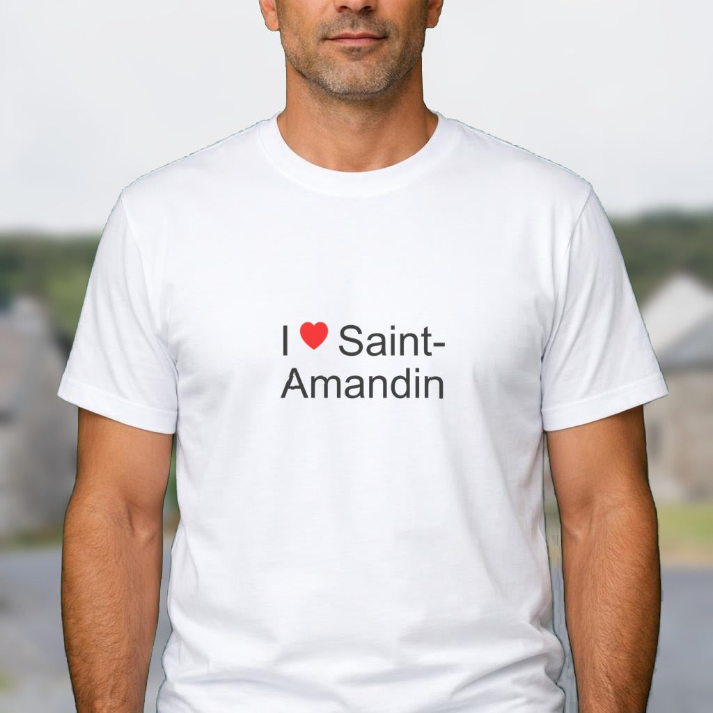 T-shirt I love saint-amandin