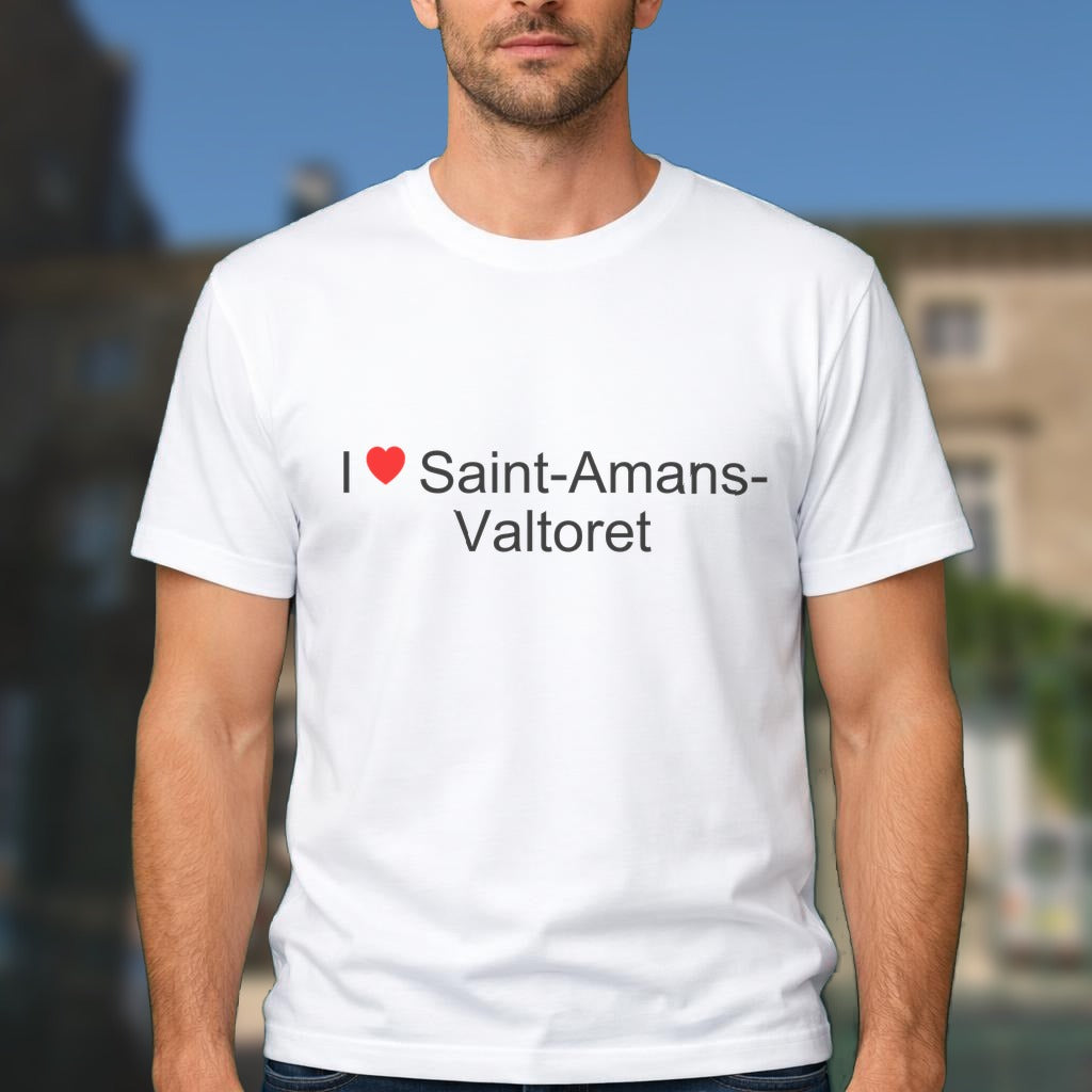 T-shirt I love saint-amans-valtoret