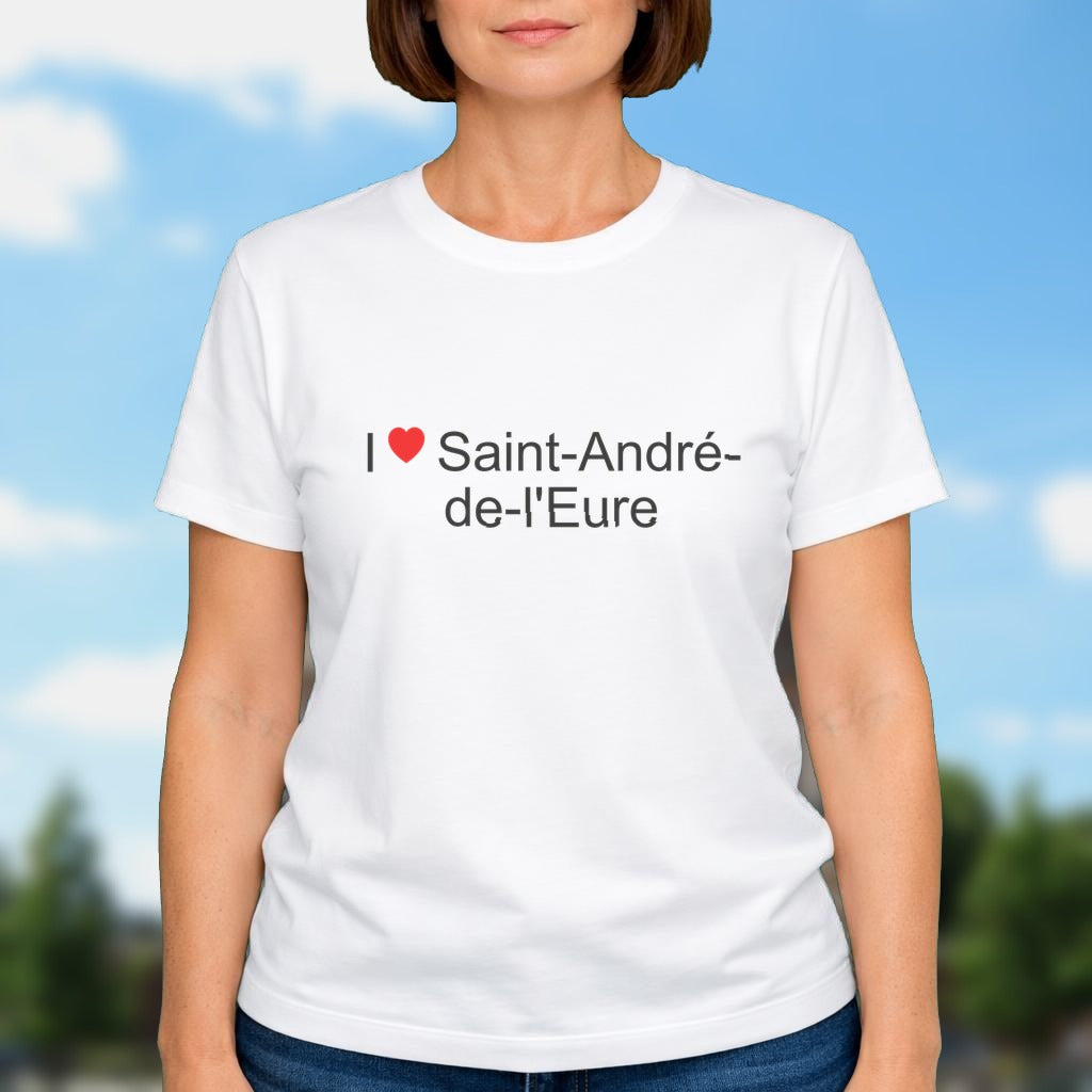 T-shirt I love saint-andré-de-l'eure