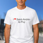 T-shirt I love saint-andré-le-puy
