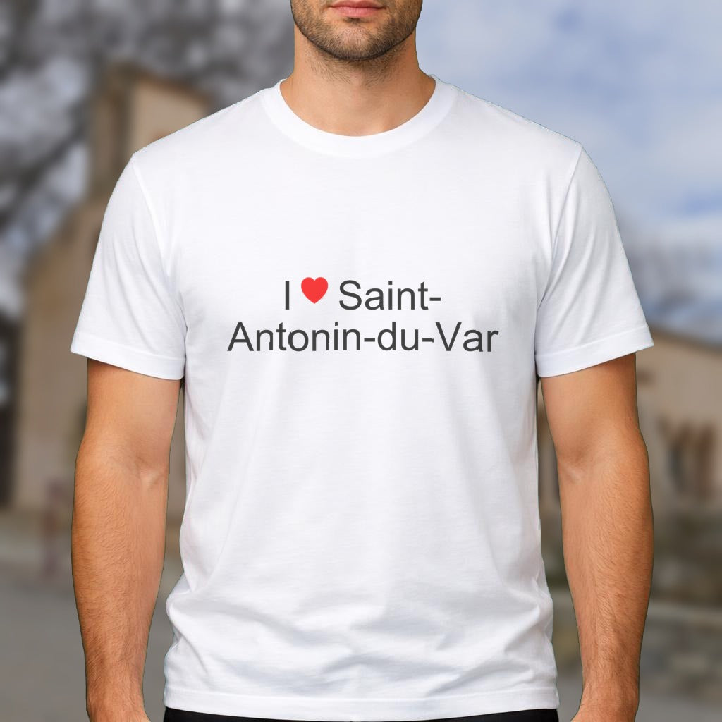T-shirt I love saint-antonin-du-var