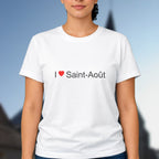 T-shirt I love saint-août
