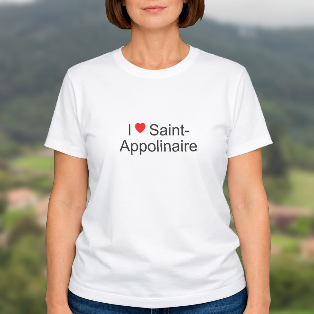 T-shirt I love saint-appolinaire