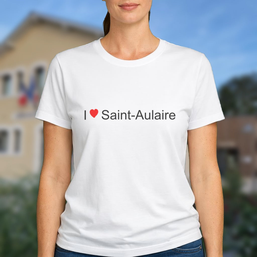 T-shirt I love saint-aulaire
