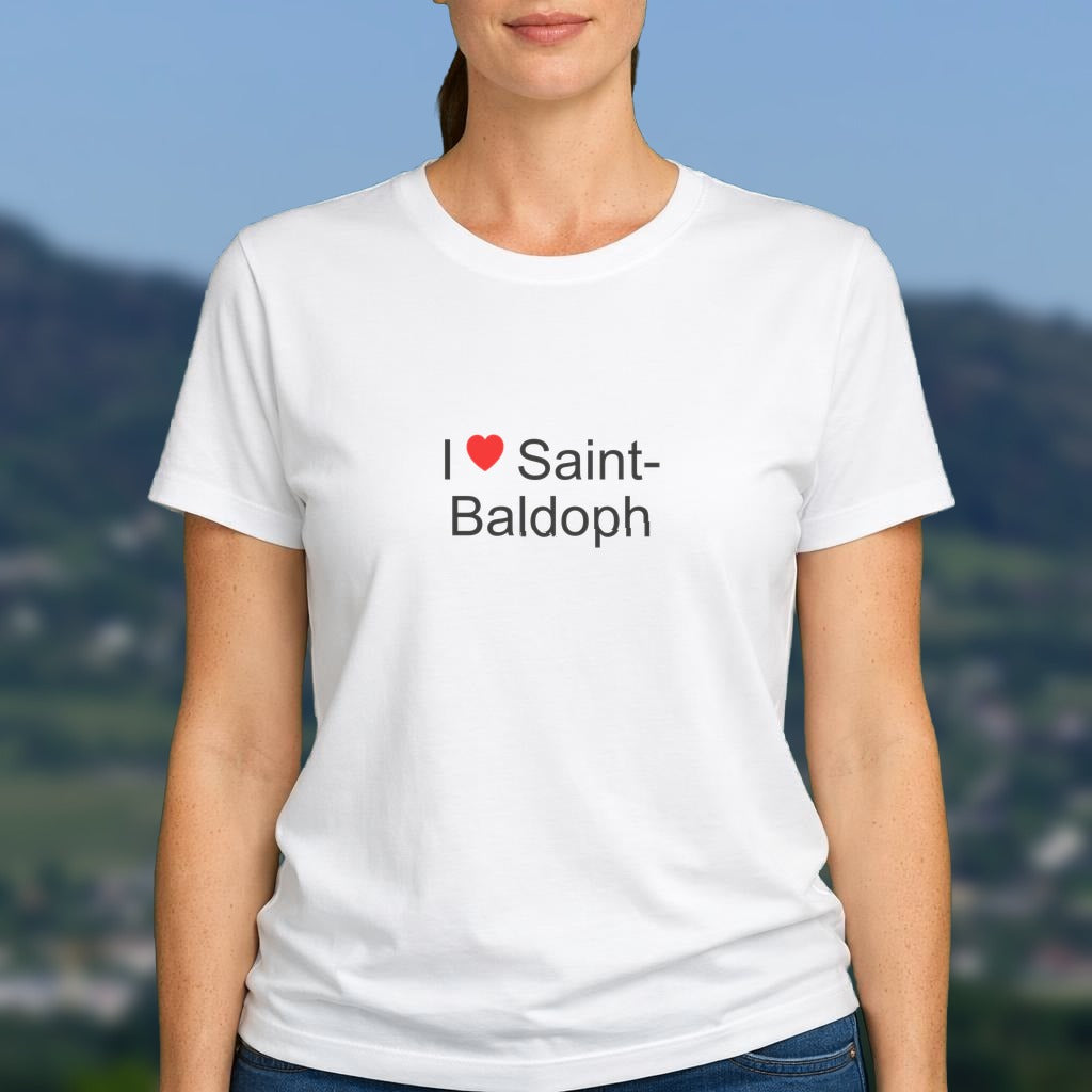 T-shirt I love saint-baldoph