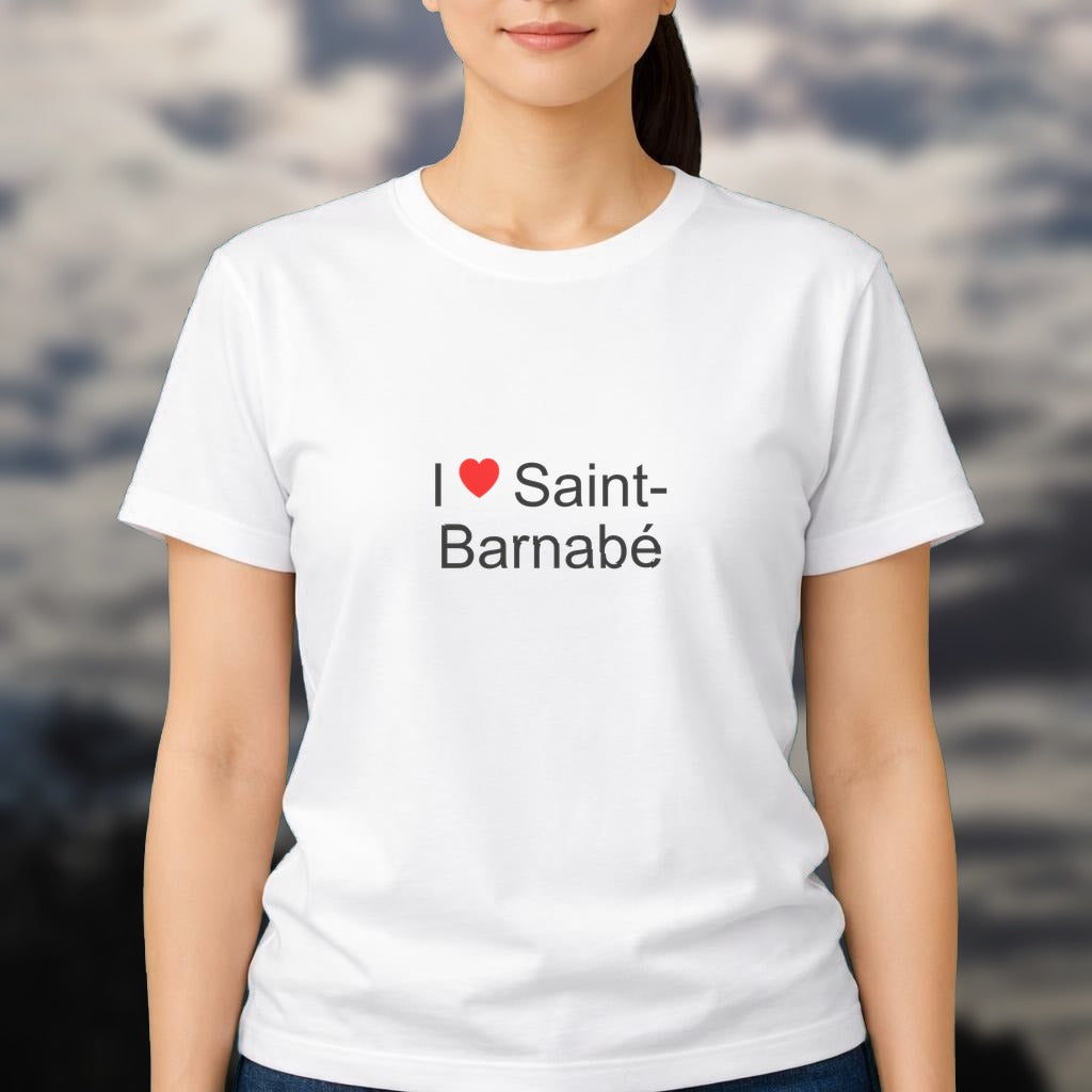 T-shirt I love saint-barnabé