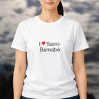 T-shirt I love saint-barnabé