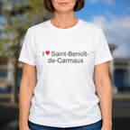 T-shirt I love saint-benoît-de-carmaux