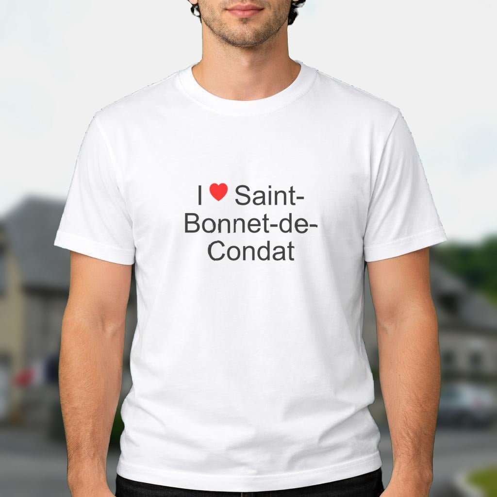 T-shirt I love saint-bonnet-de-condat