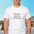 T-shirt I love saint-bonnet-l'enfantier