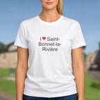 T-shirt I love saint-bonnet-la-rivière