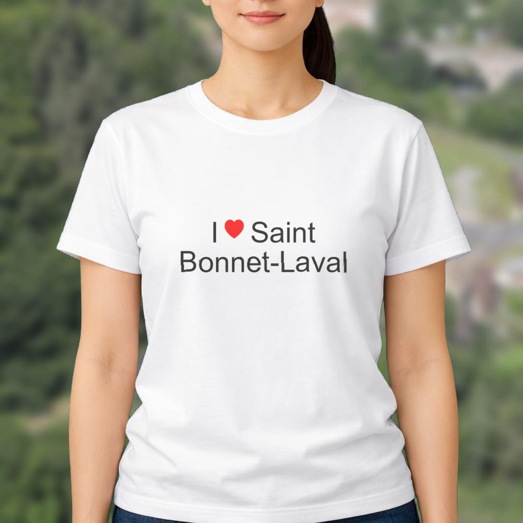 T-shirt I love saint bonnet-laval
