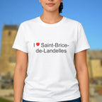 T-shirt I love saint-brice-de-landelles