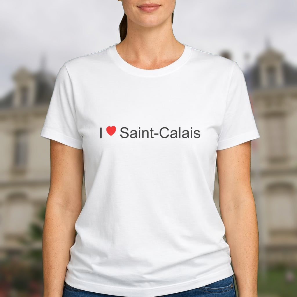 T-shirt I love saint-calais