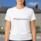 T-shirt I love saint-carné