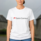T-shirt I love saint-carreuc