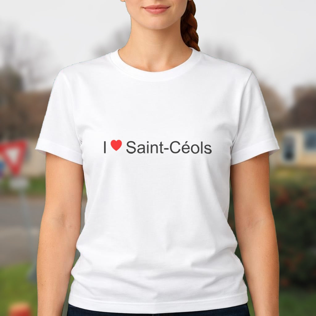 T-shirt I love saint-céols
