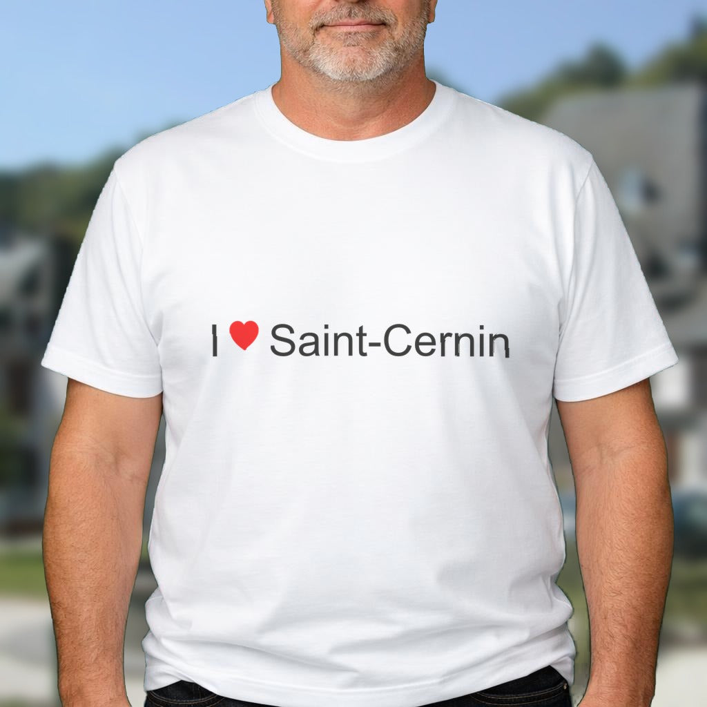 T-shirt I love saint-cernin