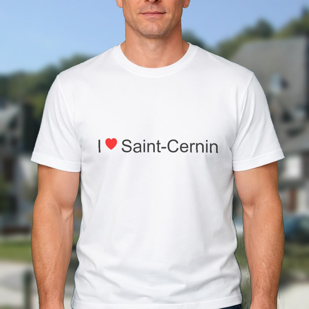 T-shirt I love saint-cernin