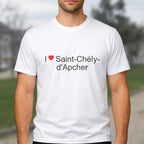 T-shirt I love saint-chély-d'apcher