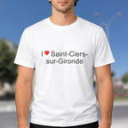 T-shirt I love saint-ciers-sur-gironde