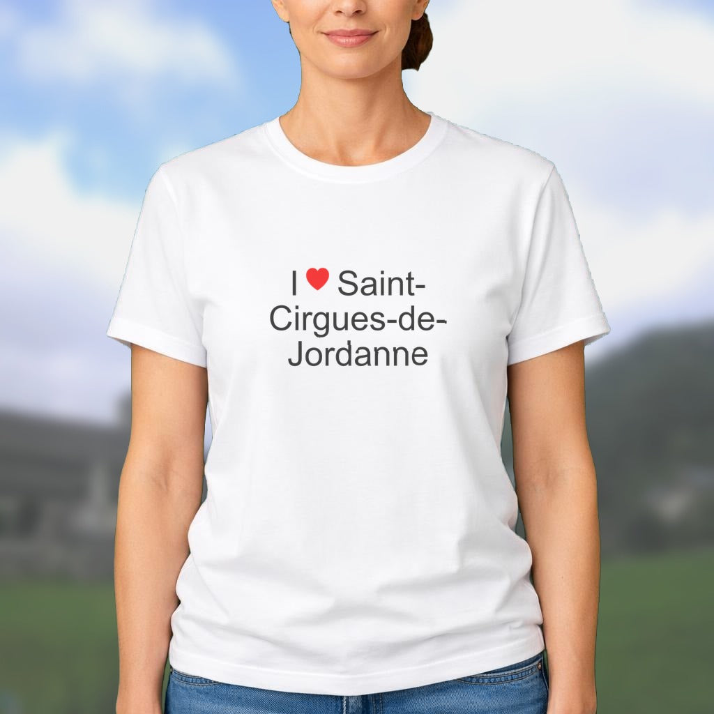 T-shirt I love saint-cirgues-de-jordanne