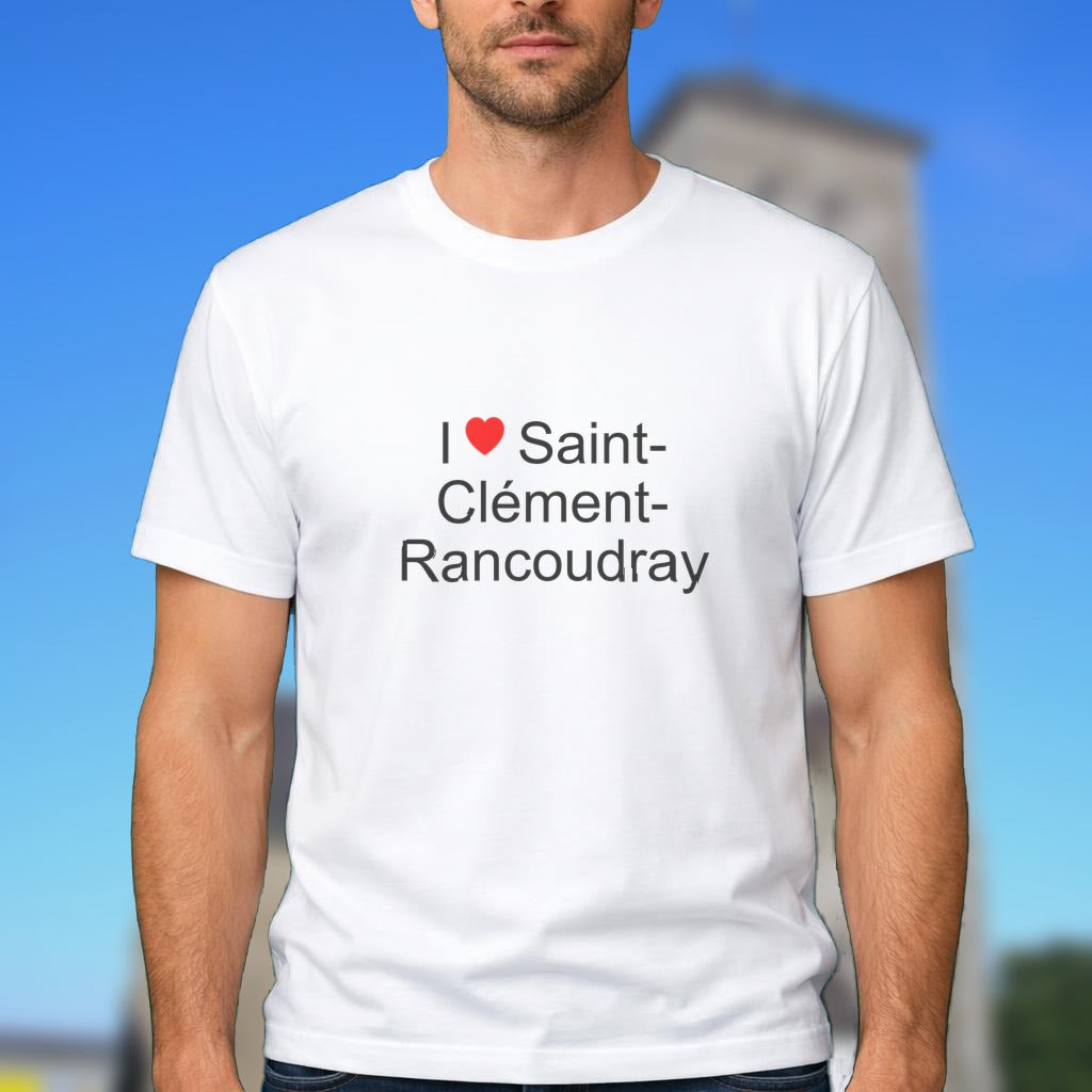 T-shirt I love saint-clément-rancoudray