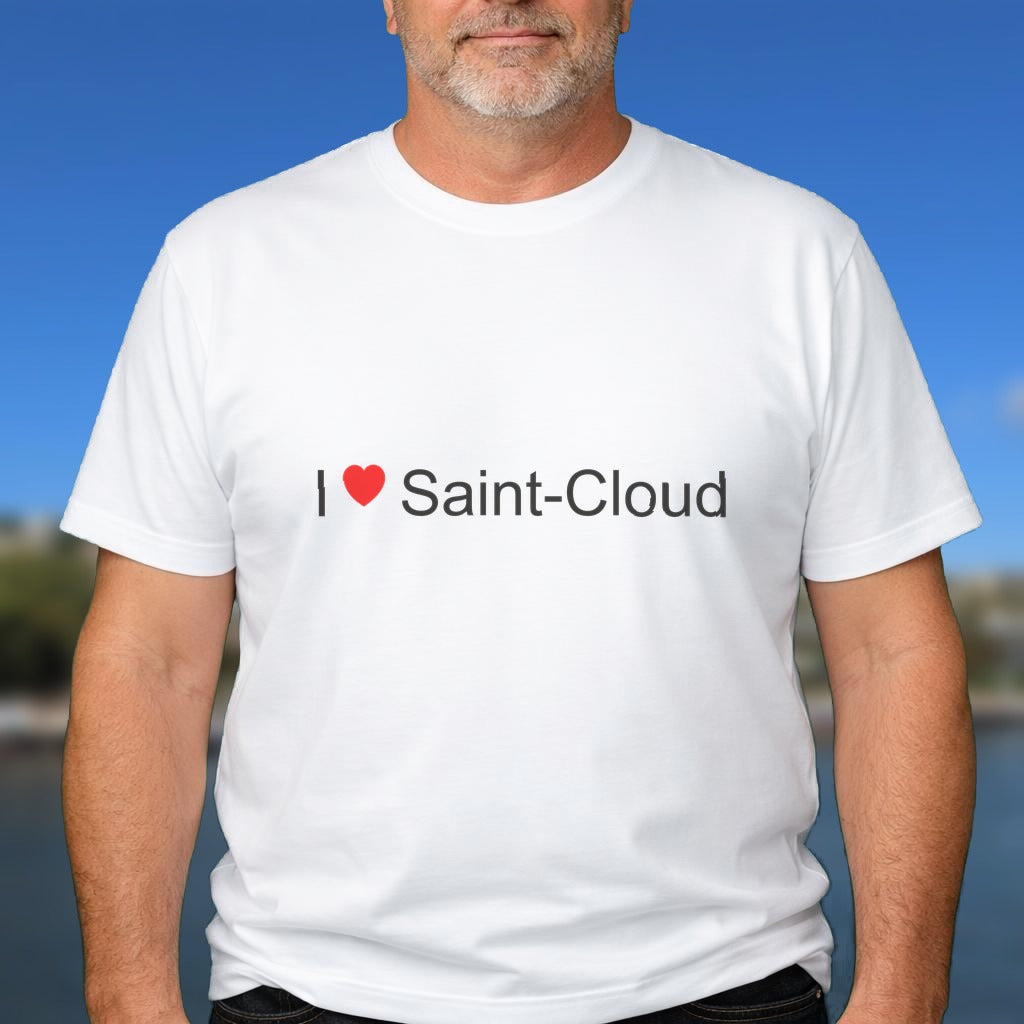 T-shirt I love saint-cloud