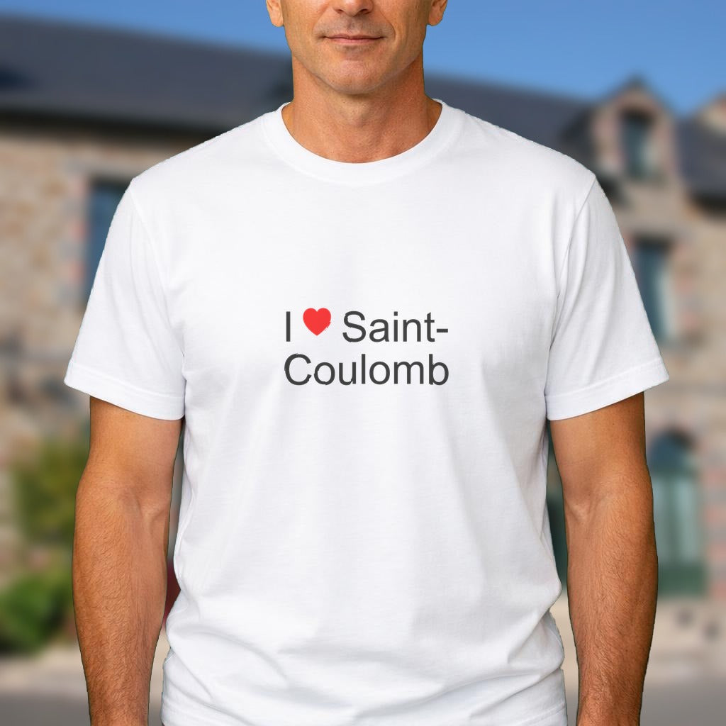 T-shirt I love saint-coulomb