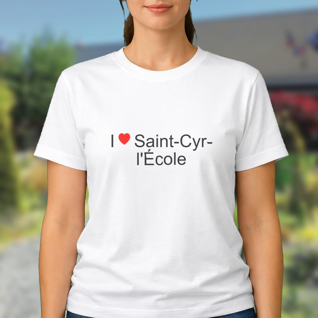 T-shirt I love saint-cyr-l'école