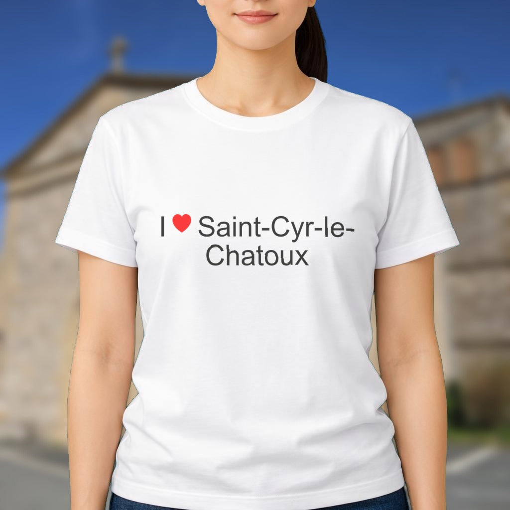 T-shirt I love saint-cyr-le-chatoux