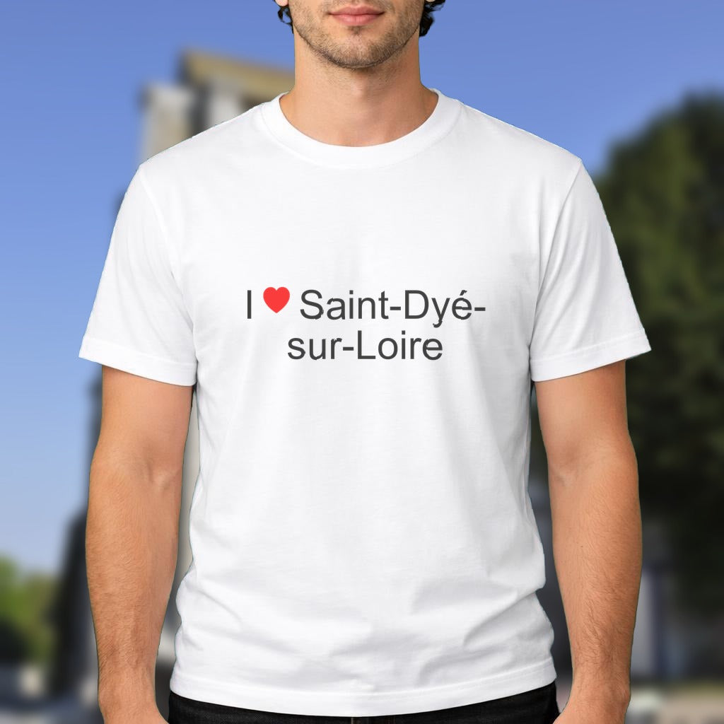 T-shirt I love saint-dyé-sur-loire