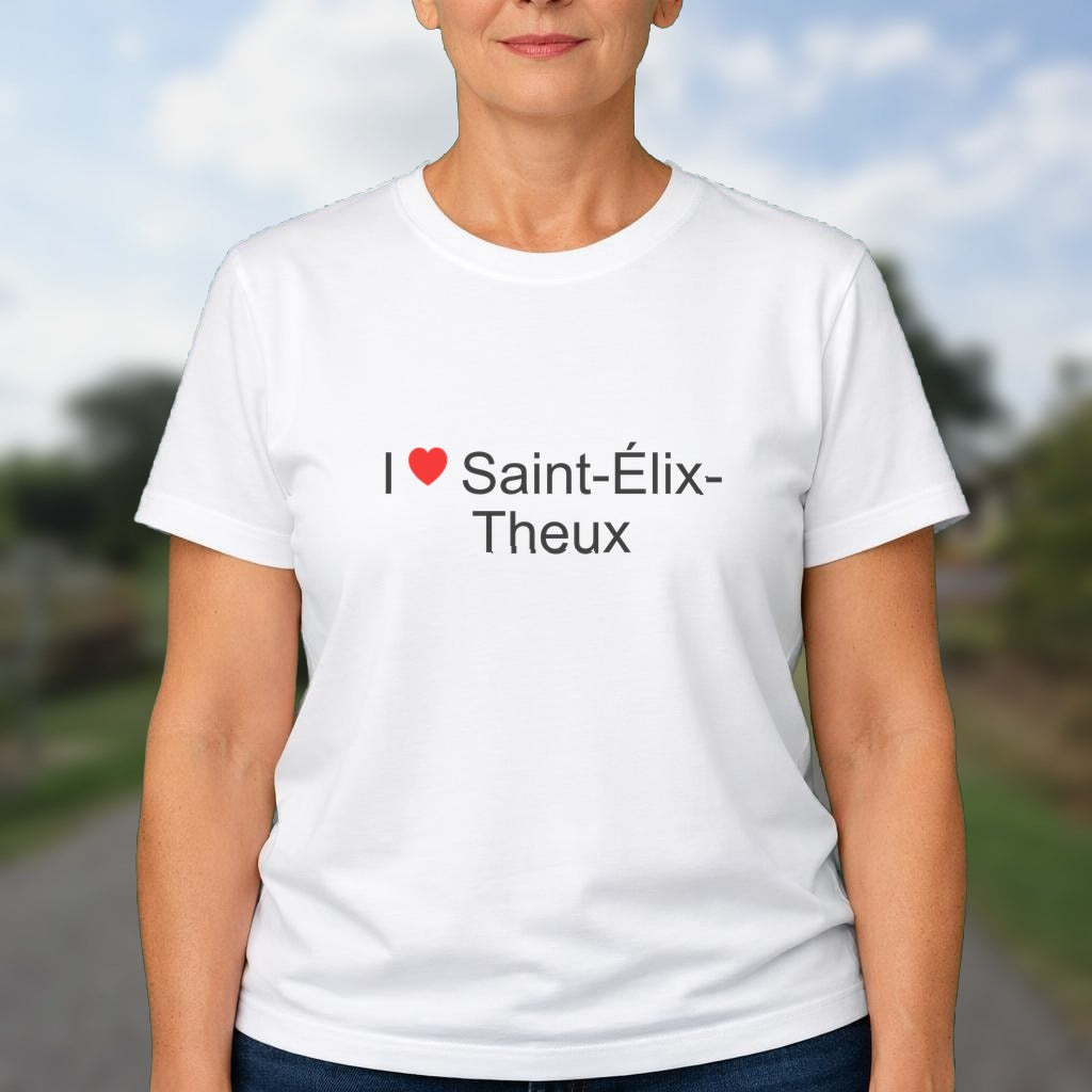 T-shirt I love saint-élix-theux
