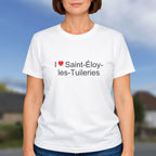 T-shirt I love saint-éloy-les-tuileries