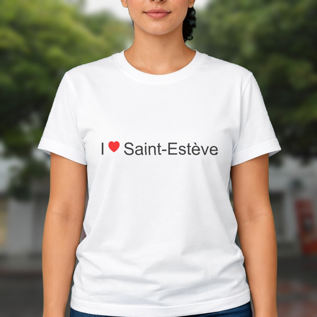 T-shirt I love saint-estève