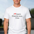 T-shirt I love saint-étienne-aux-clos