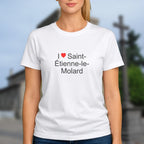 T-shirt I love saint-étienne-le-molard