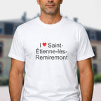 T-shirt I love saint-étienne-lès-remiremont