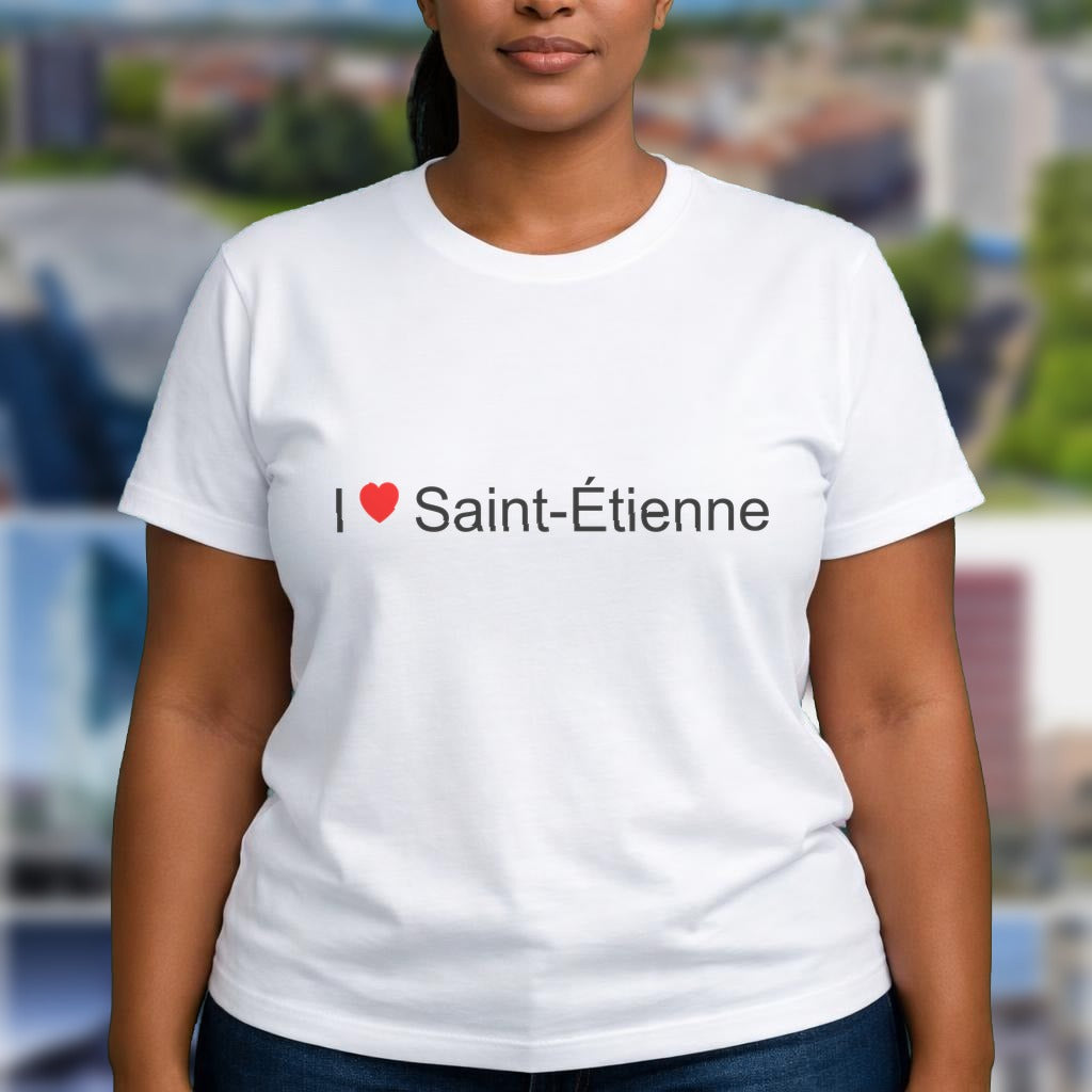 T-shirt I love saint-étienne