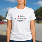 T-shirt I love saint-exupéry-les-roches