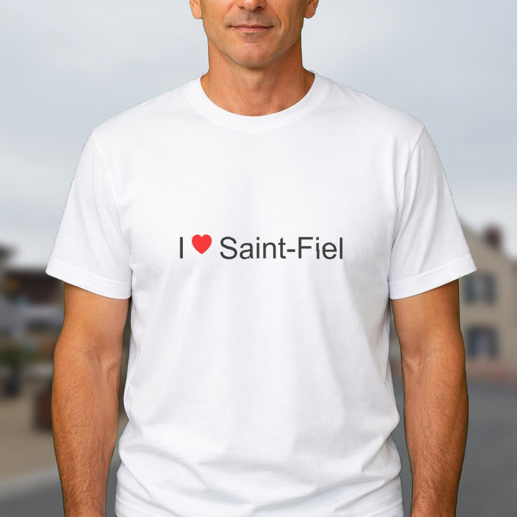 T-shirt I love saint-fiel