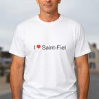 T-shirt I love saint-fiel