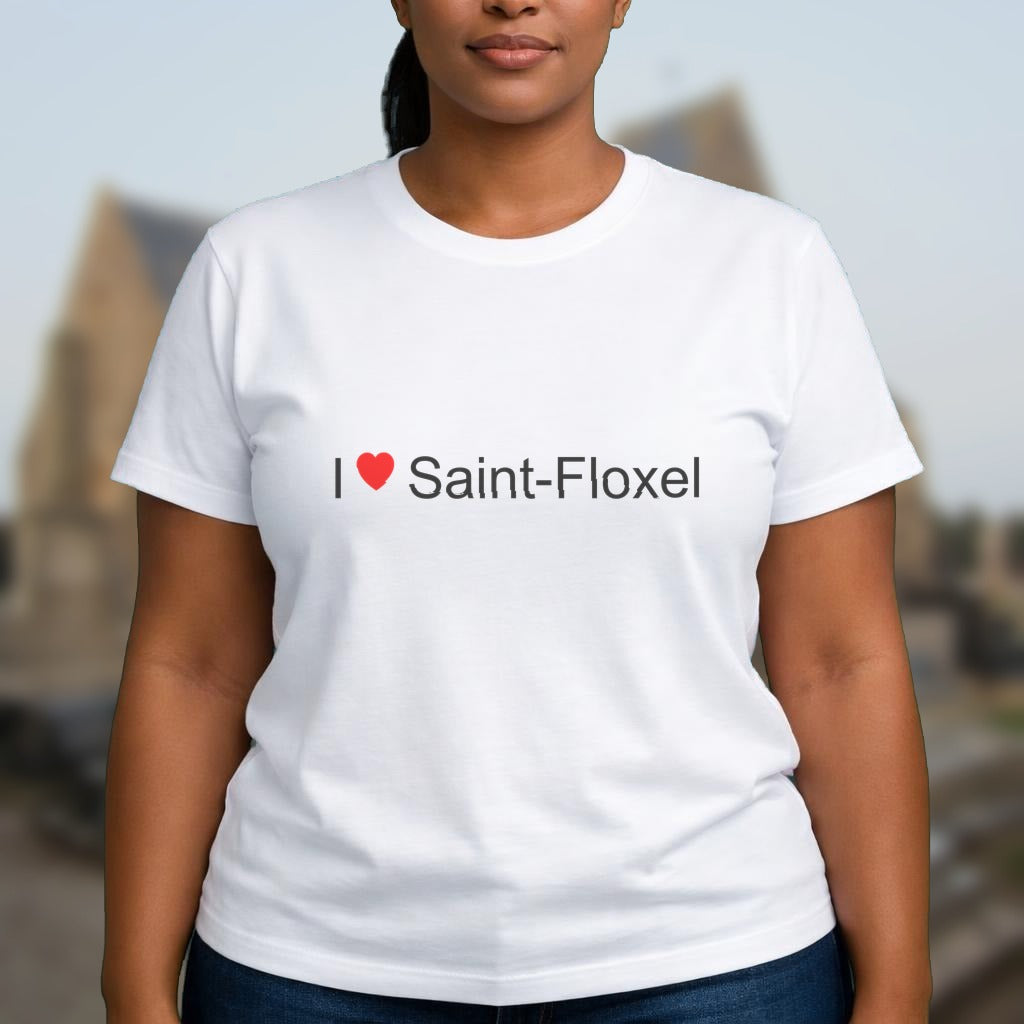 T-shirt I love saint-floxel